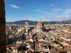 The tightly packed city of Florence