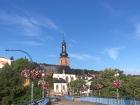 Crossing the Saar river to the old town