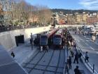 The opening of a new station near the port