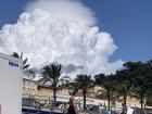 Giant clouds on the local beach