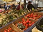 The Sunday market was full of whatever fresh food was in season at the time