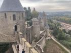 View from one of the defense towers in the castle