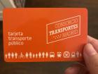 This is what a metro card looks like in Spain