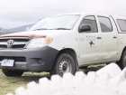 My first field season pick-up truck. It was a manual transmission car that took me a couple weeks to learn how to drive!