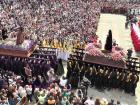 Typical processions such as these that happen in Ferrol during "Semana Santa" for Easter won't be happening this year because of Covid 