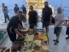 Some of the amazing food we had during our BBQ at sea