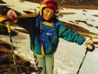 Walking up to a ski race in the Scottish mountains when I was a kid