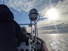 Boat day sampling the Arctic Ocean as well as lagoons and bays of the region (Photo: Marina Nieto-Caballero)