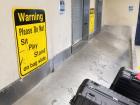 The baggage claim in Utqiaġvik, Alaska. There is only one gate, and the luggage is all transported by hand! (Photo credit: Kevin Barry)