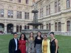 Me and my friends before seeing an opera. 
