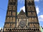 The Church of Our Lady in Bremen's main square, where the first "Freimarkt" was held in 1035