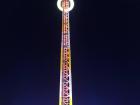 One of those rides that slowly raises you into the air and then drops you - I was happy to be watching from the ground