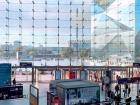 The Berlin "Hauptbahnhof" (main train station)--it looked and felt more like a mall!
