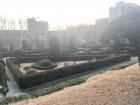 Garden in front of the social science building