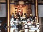 A statue of Buddha inside a temple