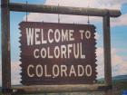Signs representing a crossing of state lines
