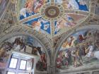 Vibrant religious murals