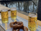 One of the most famous snacks at the festival is called a Bavarian Pretzel... which is just like a normal pretzel, but maybe a little more fun!