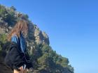 Here's me feeling on top of the world on a trip to Mallorca !!!