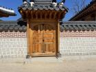 A closed entrance to one of the many smaller buildings in the palace