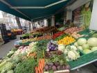 The colorful produce from the nearby Arab shop