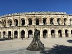 Outside of the Nîmes arena