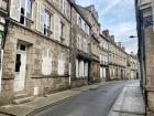 A row of stone houses in Alençon, Normandy