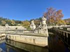 In Nîmes, a park was built around Roman ruins and fountains