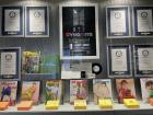 A small selection of the awards on display