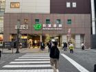 The Akihabara train station, which is where a lot of anime culture exists