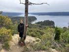 Posing at the top of Cerro Llao Llao