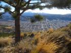 The city of Esquel sits in a valley surrounded by hills and mountains