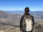 Looking down at Esquel from the trail up Calfü Mahuida (Blue Mountain)