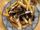 Cheese and Oreo french fries at an American themed restaurant in Hengchun