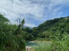 This is a popular river to go swimming in