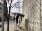 Typical bus stop in South Korea