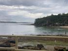 A view along the walk towards the beach where we swam