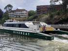 The Parramatta River ferry is smaller than the ones which cross Sydney Harbour