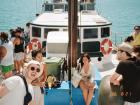 Enjoying time with new friends whom I met while traveling in Queensland, Australia