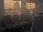I love watching the city pass on my train ride to school!