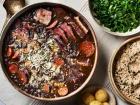 Feijoada, Brazil's national dish made from beans and various meats
