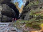 When hiking in Germany, it is common to great people with a "Hallo" when you pass them on the trail