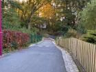 One of the paths that lead to the school