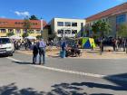 The Fall Festival at the school