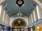 Many train stations in Europe are also beautifully decorated 