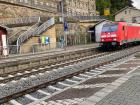 A S-Bahn arriving to the station
