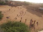 Children playing in an area of Kaedi in Mauritania
