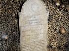 "Don't touch!"... A sign in the Catacombs