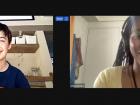 Alejo and I during the interview 