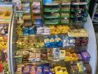 Alfajores (cookies filled with dulce de leche) available at a local kiosk 